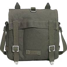 Mil-Tec Combat student shoulder pack carry bread bag bw army style canvas olive od small
