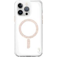 Uniq mærkat Coehl Glace iPhone 15 Pro 6.1 Magnetisk opladning rosaguld/pinkguld