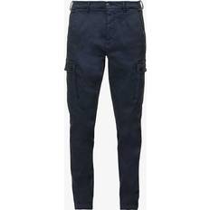 Replay Trousers & Shorts Replay Mens Blue Jaan Hypercargo Tapered-leg Stretch-cotton Blend Trousers