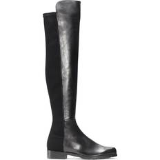 36 ½ High Boots Stuart Weitzman 5050, BOOTS AND BOOTIES, BLACK, NAPPA