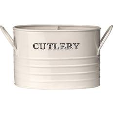Beige Utensil Holders Premier Housewares 507632 Sketch Cutlery Caddy - Cream Utensil Holder