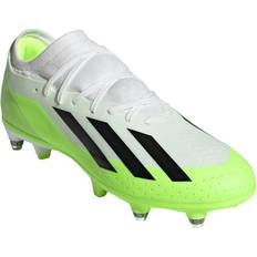Adidas Men - Soft Ground (SG) Football Shoes adidas X Crazyfast.3 Soft Ground - Cloud White/Core Black/Lucid Lemon