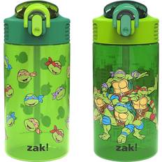 Zak Designs Teenage Mutant Ninja Turtles Kid's Water Bottle 2-pack 16oz