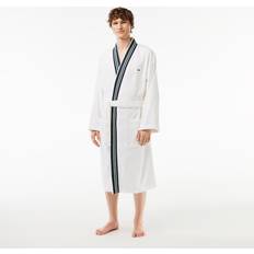 Lacoste Men Sleepwear Lacoste Blanc Club Self-tie Organic Cotton Dressing Gown