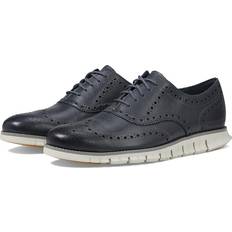 Cole Haan Men's ZERGRAND Lace Up Wingtip Oxford Shoes Turbulence