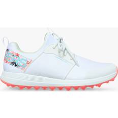 Fabric - Women Golf Shoes Skechers 'Go Golf Max Sport Tropics' Golf Shoes White