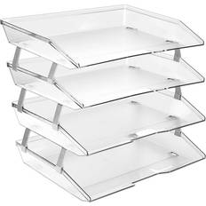 Acrimet Facility 4 Tier Letter Tray Side