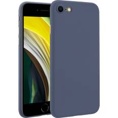 Vivanco Pure Cover, ultra dünne Schutzhülle für iPhone SE 2. Gen Blau
