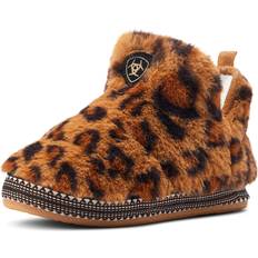 Ariat Slippers & Sandals Ariat Women's Bootie Slipper Fleece in Fuzzy Leopard Cotton, Width, X-Large, Fuzzy Leopard