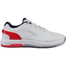 37 ⅓ - Men Golf Shoes Puma Alphacat Nitro M - White/For All Time Red/Navy