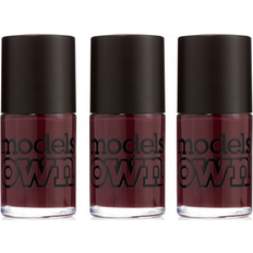 Models Own NAIL POLISH 'COMPLETE RED' 14ml SET OF 3