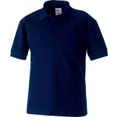 11-12, French Navy Jerzees Schoolgear Childrens 65/35 Pique Polo Shirt Multicoloured 11-12yrs