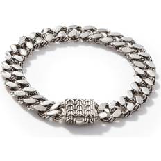 John Hardy Women's Curb Chain 7MM-11MM Bracelet in Sterling Silver/18K Gold