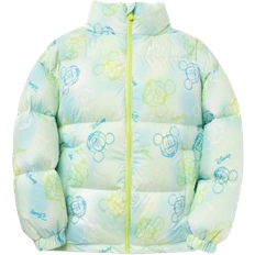 Disney Outerwear Shein Balabala Tween Girl Cartoon Pattern Zipper Thermal Windproof Down Coat