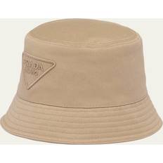 Beige - Men Hats Prada Drill Bucket Hat Khaki