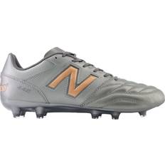 New Balance Firm Ground (FG) Football Shoes New Balance Men's 442 V2 Team FG Soccer Shoe, Silver/Graphite/Copper