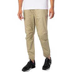 Armani Exchange Men - W32 Trousers & Shorts Armani Exchange Mens Cotton Joggers Beige Waist