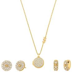 Transparent Jewellery Sets Michael Kors Piece Earring & Necklace Jewellery Box Gift Set, One Colour, Women One Colour