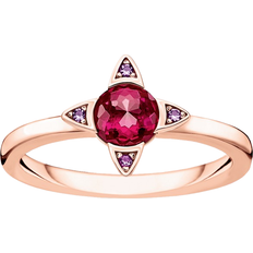 Thomas Sabo Ring colourful stones, rose-coloured red TR2263-540-10-54