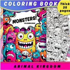 Shein Monsters! Coloring Book