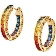 Dolce & Gabbana Hoop Earrings - Gold/Multicolour