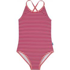 Finkid Kid's Uimapuku Beach Swimsuit - Raspberry/Terra Cotta