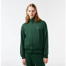 Lacoste Cotton Outerwear Lacoste Track Poly Jacket, Green