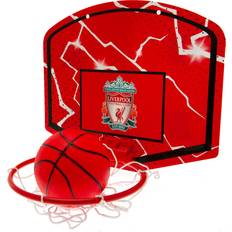 Hy-Pro Officially Licensed Liverpool F.C. Mini Basketball Set For Kids and Adults, with Mini Basketball Hoop Backboard and Net
