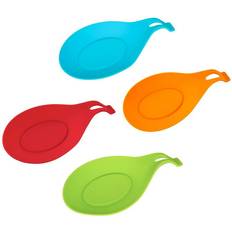 Intirilife Set 4 silicone cooking utensil spoon