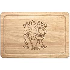 Gift Base Dad's BBQ Burnt to Perfection Chopping Board