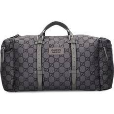 Gucci Duffle Bags & Sport Bags Gucci Gg Ripstop Nylon Duffle Bag Grey 01