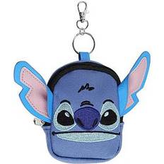 Blue Keychains Disney Lilo and Stitch Blue Mini Backpack Keychain, Multi - Print