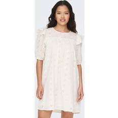 Only Mini Dress With Volume And Frill Sleeves