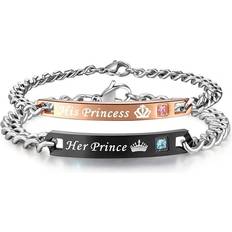 Northix Couple Bracelets Her Prince His Princess