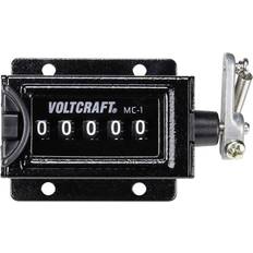 Black Power Consumption Meters Voltcraft mc-1 mc-1 mechanischer zähler Schwarz,Schwarz 58 mm