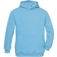 Turquoise Hoodies Children's Clothing Plain Hooded Sweatshirt Hoodie Turquoise 5-6 Years