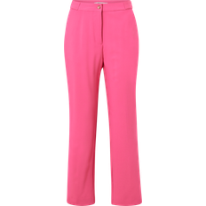 Pink - W36 - Women Trousers Only High Waisted Cigarette Pants