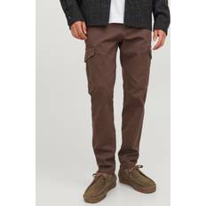 Brown - Cargo Trousers - Men Jack & Jones Slim Fit Cargo Trousers
