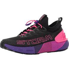 Under Armour Unisex Shoes Under Armour HOVR Phantom SE Storm Trainers Black Metro Purple