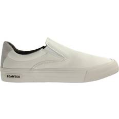 White Loafers SeaVees Hawthrone Slip On Standard Bleach Poplin Off White Mens Shoes Off-White