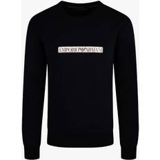 Emporio Armani Jumpers Emporio Armani Loungewear Logo Sweatshirt Black