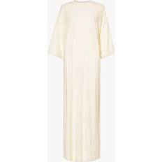 Fear of God Dresses Fear of God ESSENTIALS Off-White 3/4 Sleeve Midi Dress Cloud Dancer