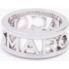 Marc Jacobs Silver-Tone Logo Ring Gold