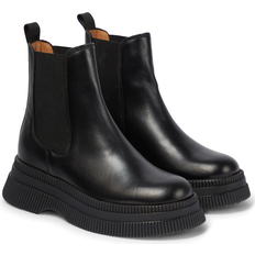 Fabric Chelsea Boots Ganni Black Creepers Chelsea Boots 099 Black IT