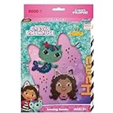 Hama Beads Hama Perlen 7975 7975 Ironing Beads Gift Set, Gabby's Dollhouse, with Approx. 2000 Midi Craft Beads with a Diameter of 5 mm, Creative Craft Fun for Young and Old, Multi-Coloured
