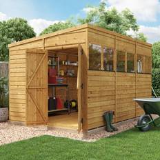 BillyOh Switch Overlap Pent Shed 12x8 Windowed (Building Area )