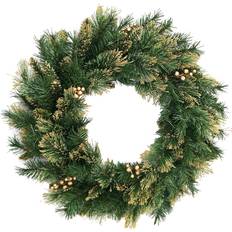 Norfolk Leisure Tree 24" Decorative Collection Wreath With Berries