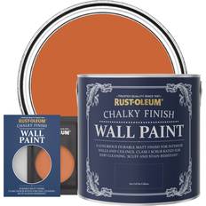 Rust-Oleum Orange - Wall Paints Rust-Oleum Emerald Chalky Wall Paint Orange 10L