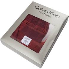 Checkered Sleepwear Calvin Klein Pure Flannel Check Pyjama Set, Red