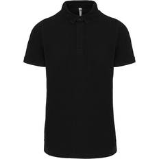 Unisex - Viscose T-shirts & Tank Tops Kariban Stud Piqu Polo Shirt Black